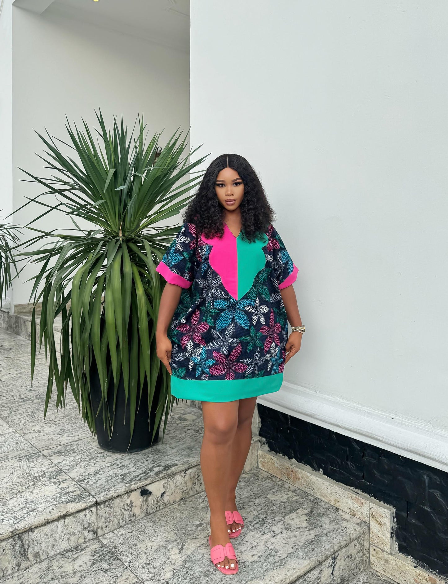 Color Block Amanda Dress