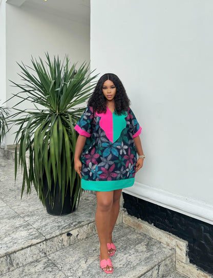 Color Block Amanda Dress